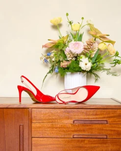 Women L'INTERVALLE Borage Red Patent