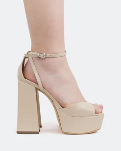 Women L'INTERVALLE Borago, Vanilla Leather/Cuir Vanille