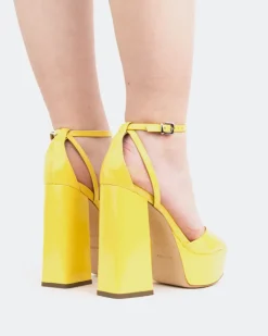 Women L'INTERVALLE Borago, Yellow Naplack/Naplack Jaune