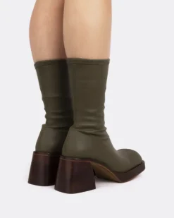 Women L'INTERVALLE Bordon Khaki Stretch