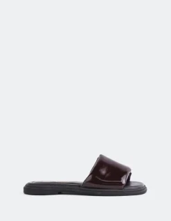 Women L'INTERVALLE Bosnia Burgundy Patent