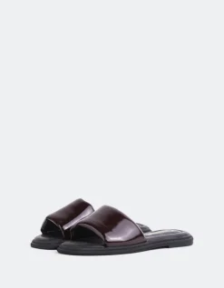 Women L'INTERVALLE Bosnia Burgundy Patent