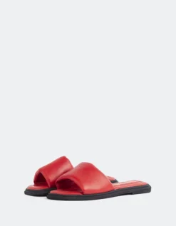 Women L'INTERVALLE Bosnia Red Leather
