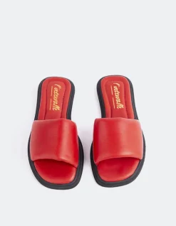 Women L'INTERVALLE Bosnia Red Leather