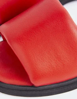 Women L'INTERVALLE Bosnia Red Leather