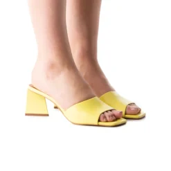 Women L'INTERVALLE Botella Yellow Leather