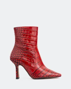 Women L'INTERVALLE Bourget Red Croco
