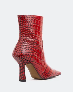 Women L'INTERVALLE Bourget Red Croco