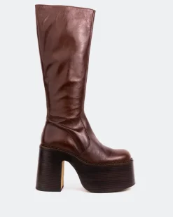 Women L'INTERVALLE Bowie Chestnut Leather