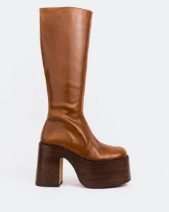 Women L'INTERVALLE Bowie Cognac Leather