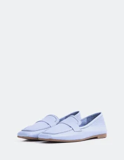 Women L'INTERVALLE Brescia Blue Leather