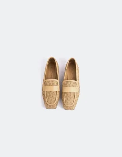 Women L'INTERVALLE Brescia Camel Rafia