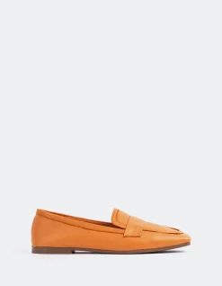 Women L'INTERVALLE Brescia Orange Leather