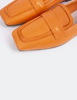 Women L'INTERVALLE Brescia Orange Leather