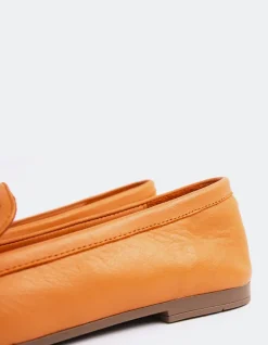 Women L'INTERVALLE Brescia Orange Leather