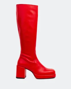 Women L'INTERVALLE Briggs Red Leather