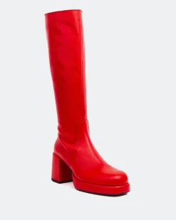 Women L'INTERVALLE Briggs Red Leather