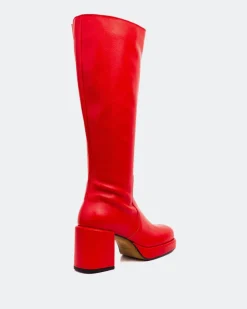 Women L'INTERVALLE Briggs Red Leather