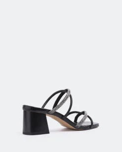 Women L'INTERVALLE Brindisi Black Strass
