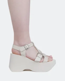 Women L'INTERVALLE Brinkly Off White Leather