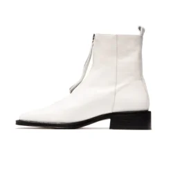 Women L'INTERVALLE Bruges White Leather
