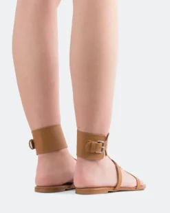 Women L'INTERVALLE Bruni Tan Leather
