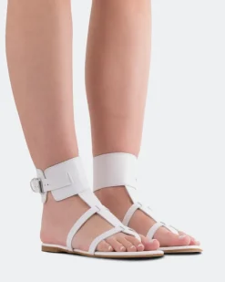 Women L'INTERVALLE Bruni White Leather