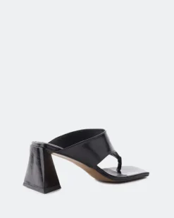 Women L'INTERVALLE Bulevar Black Leather