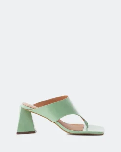 Women L'INTERVALLE Bulevar Green Leather