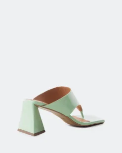 Women L'INTERVALLE Bulevar Green Leather