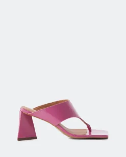 Women L'INTERVALLE Bulevar Pink Leather