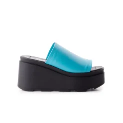 Women L'INTERVALLE Bunny Blue Leather