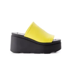 Women L'INTERVALLE Bunny Yellow Leather