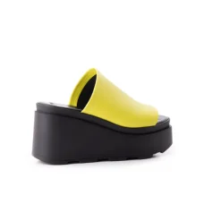 Women L'INTERVALLE Bunny Yellow Leather