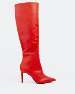 Women L'INTERVALLE Bushra Red Leather