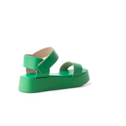 Women L'INTERVALLE Buttercup Green Leather