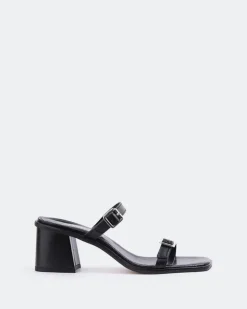 Women L'INTERVALLE Cagliari Black Leather