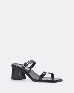 Women L'INTERVALLE Cagliari Black Leather