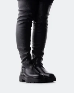 Women L'INTERVALLE Calabria Black Leather