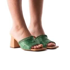 Women L'INTERVALLE Calzada Green Knit