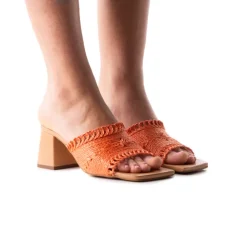 Women L'INTERVALLE Calzada Orange Knit