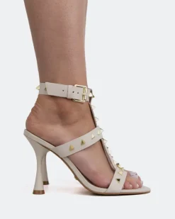 Women L'INTERVALLE Cameran Off White Leather