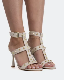 Women L'INTERVALLE Cameran Off White Leather
