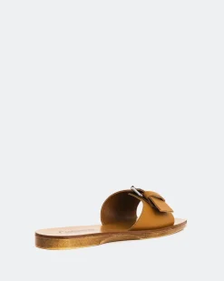 Women L'INTERVALLE Campari Tan Leather