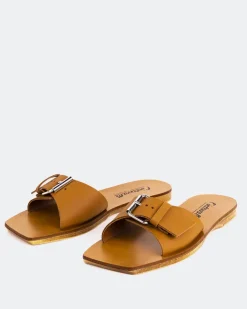 Women L'INTERVALLE Campari Tan Leather