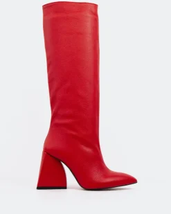 Women L'INTERVALLE Camus Red Leather