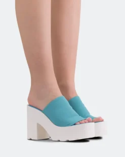 Women L'INTERVALLE Carangi Blue Lycra