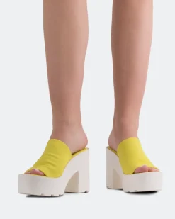Women L'INTERVALLE Carangi Yellow Lycra