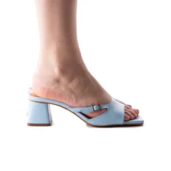 Women L'INTERVALLE Carrera Light Blue Leather