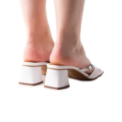 Women L'INTERVALLE Carrera White Leather